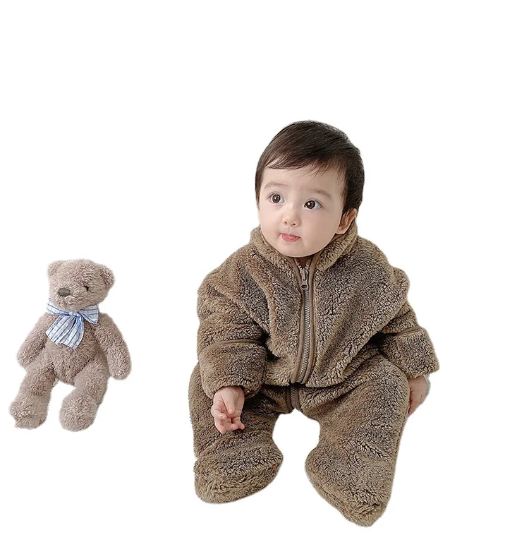 Fat Large Size Pure Color Cartoon Kigurumi Bath Thicken Cotton Boys Girls Zipper Onesie Hooded Robe Pajams