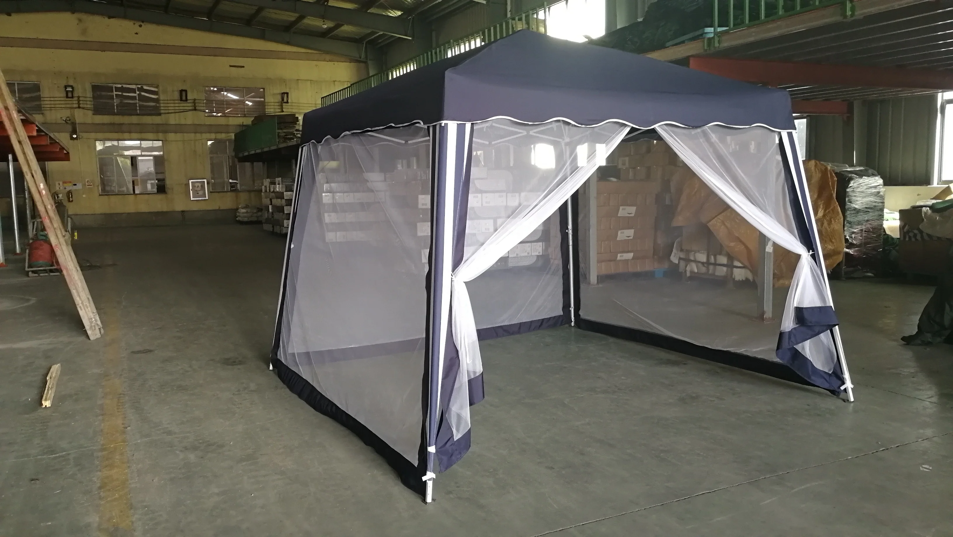 3x3M  Gazebo with 4-Side Mesh Panels Mosquito Netting Pop Up Gazebo