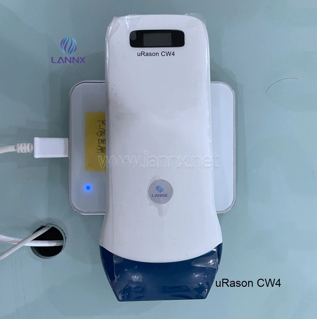 LANNX uRason CW4 Good price Handheld Color Doppler Ultrasound Probe Scanner Support ecografo mini Probe Ultrasound Machine