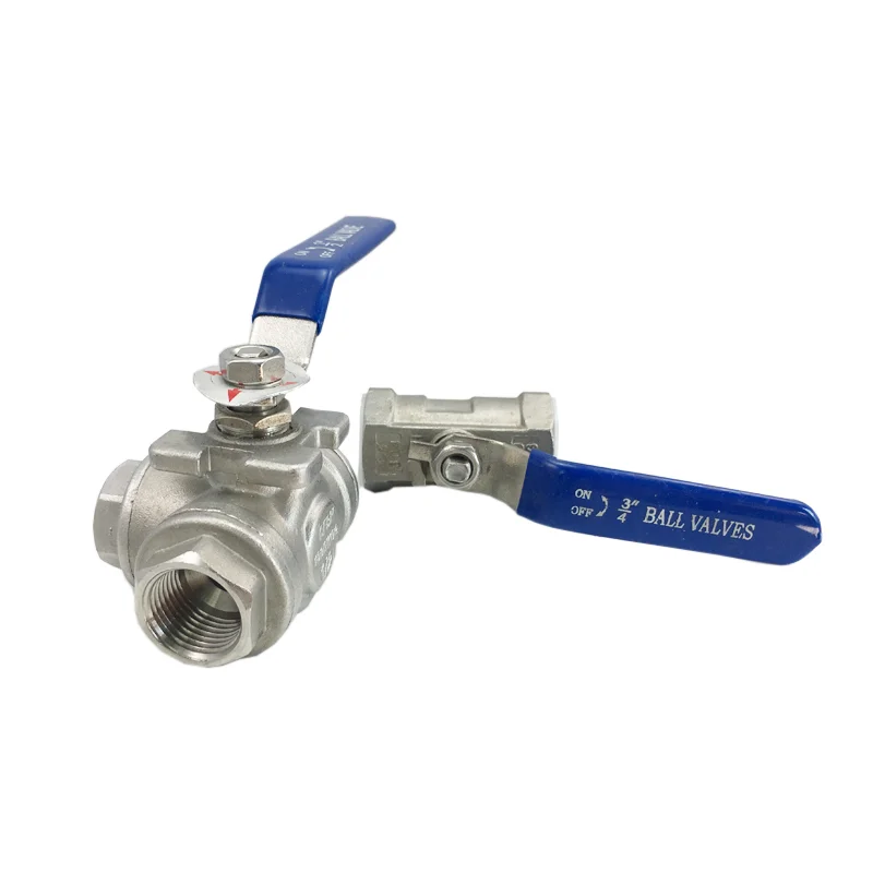 High Pressure 2PCS NPT Thread Ends 1000WOG Stainless Steel Ball Valve
