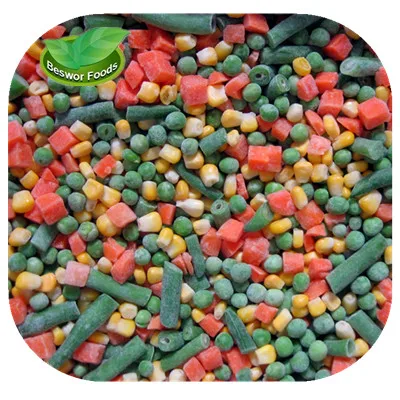 halal/brc/haccp Wholesale bulk high-quality IQF fresh frozen mixed vegetables mixed peas carrot sweet corn