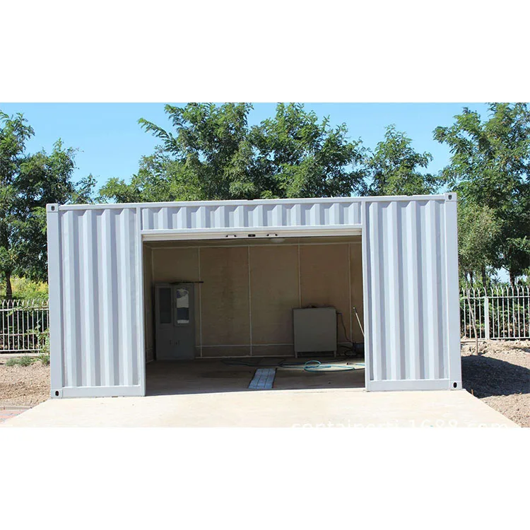 Shipping container storage house container car wash station