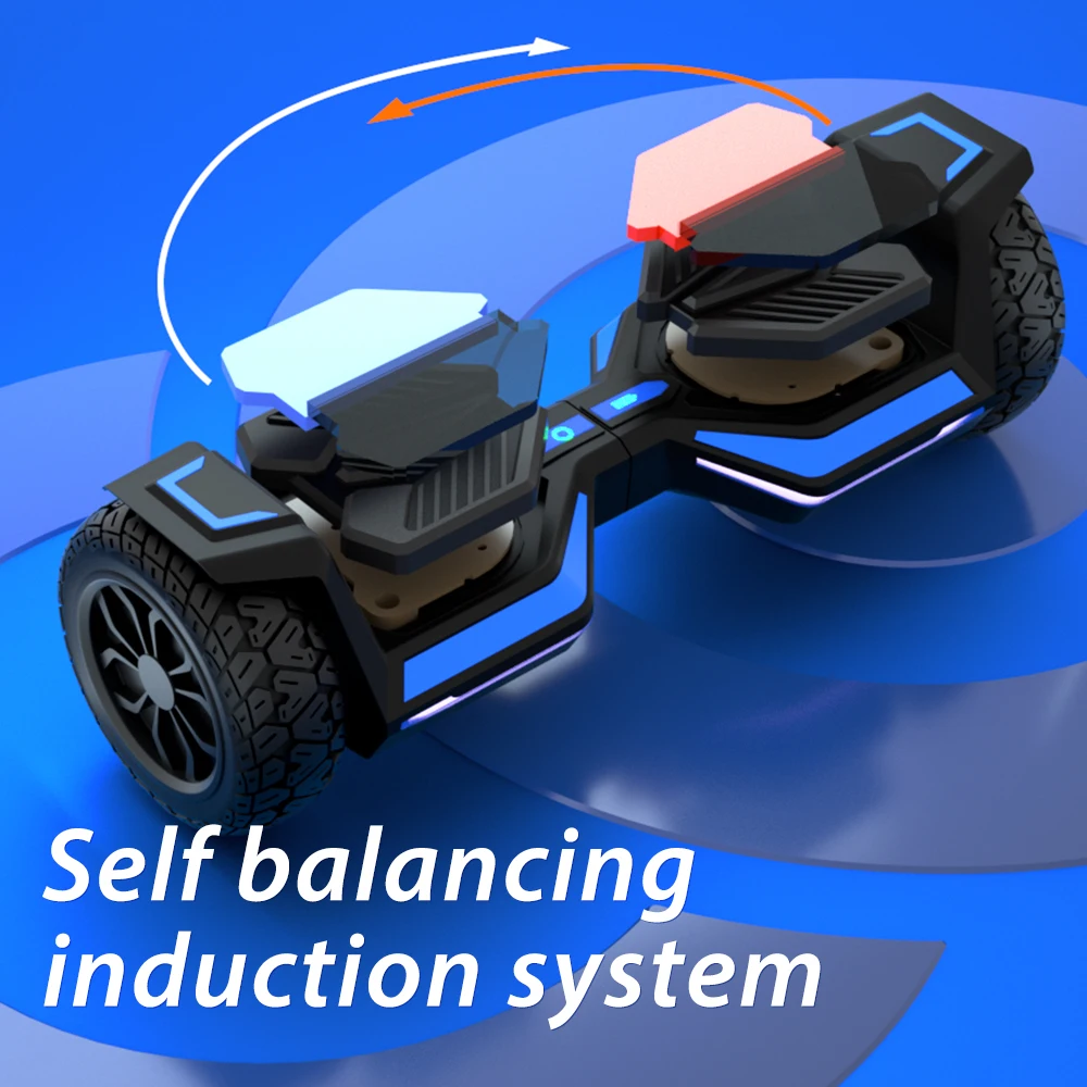 Electric Hover board 8.5 inch led wheel Smart Self Balancing scooter with blue tooth speaker balance scooters