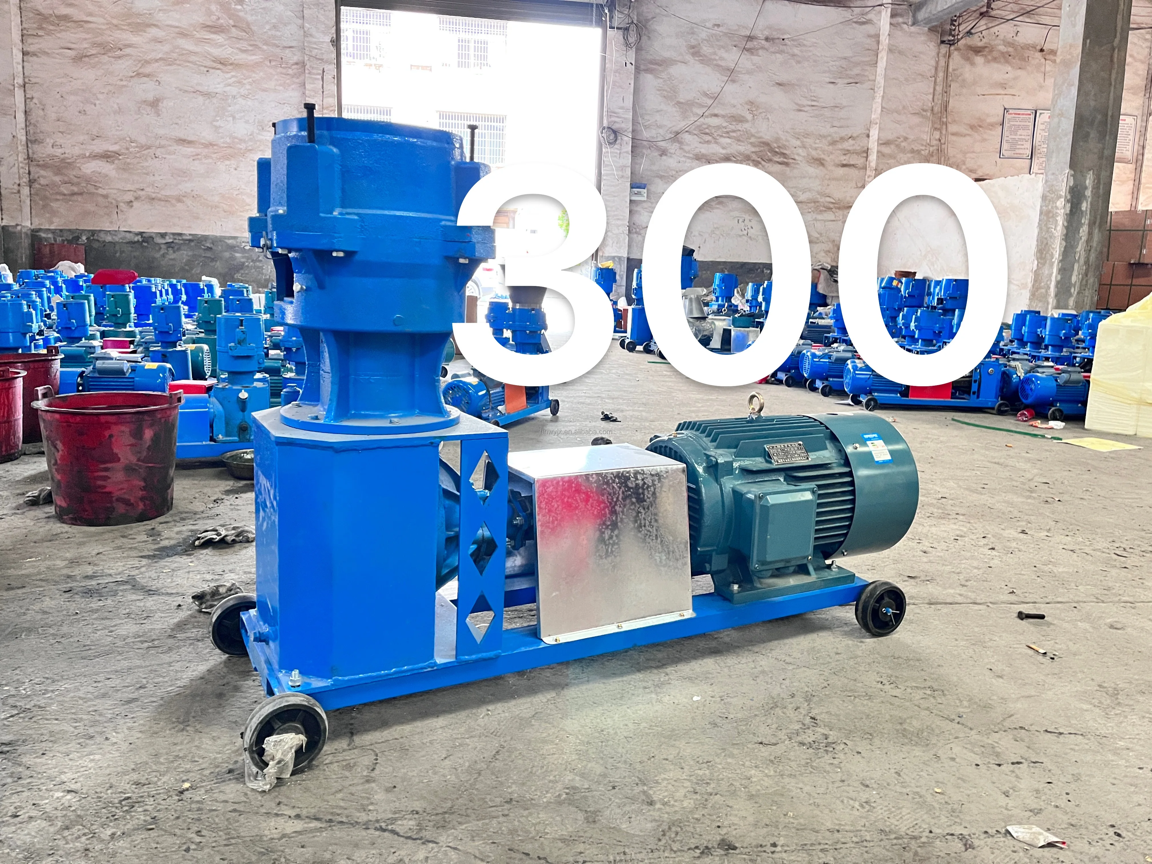 WEIYAN 1000KG/H Diesel Engine 35HP Animal Feed Processing Special Poultry Farm Cattle Mini Feed Pellet Machine