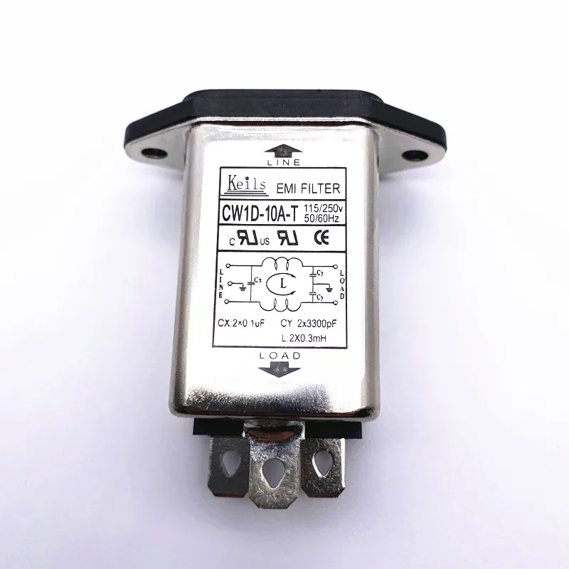 
1D Low Pass Electronic Equipments Power Pcb Emi 220v Ac Noise Filter 