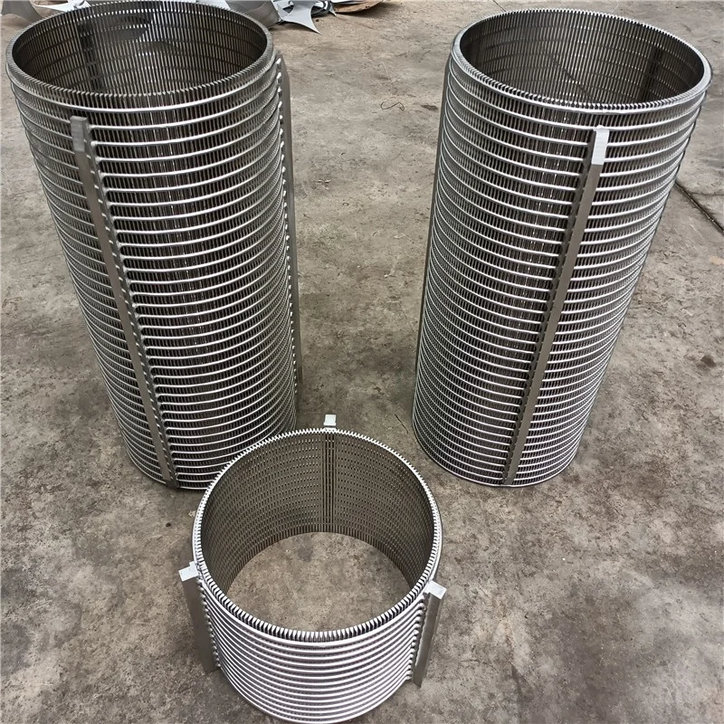 Stainless steel  for caw dung dewatering for Manure separator wedge wire Filter Cylinders