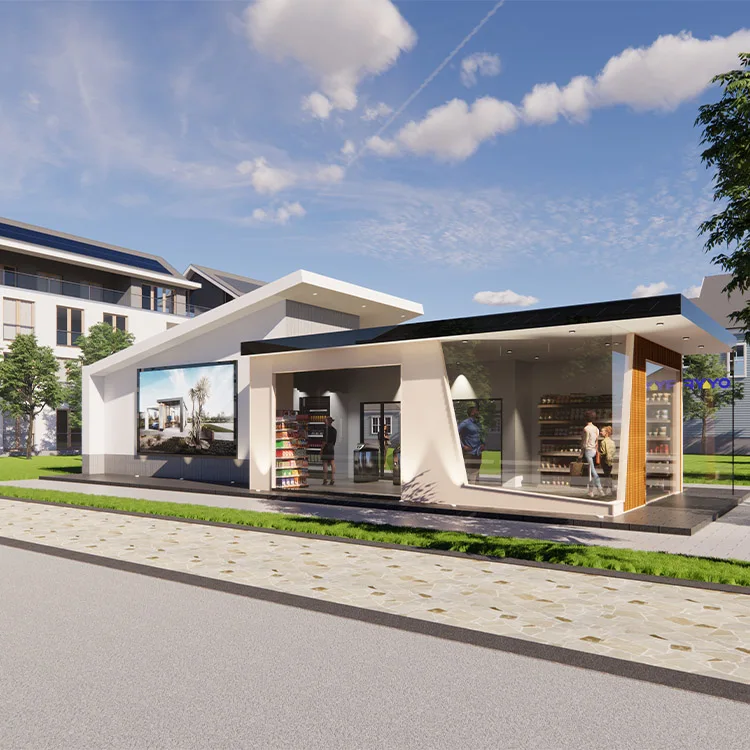 OYYF Steel Structure Collapsible Architecture Design Container House Convenience Store