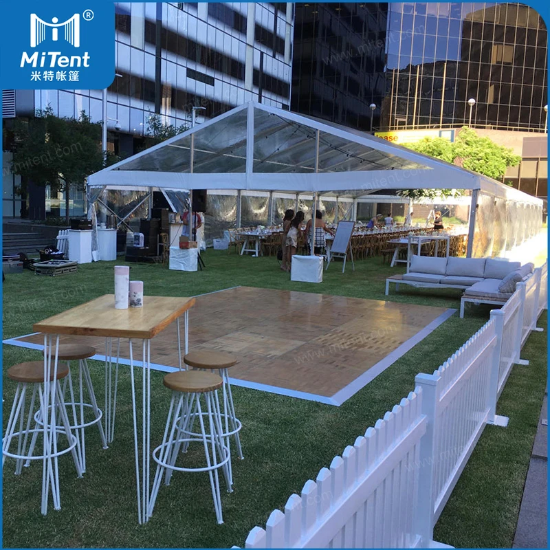 Outdoor Luxury 15x20m 200 Seaters Clear Roof Marquee Tents Transparent for Wedding Party