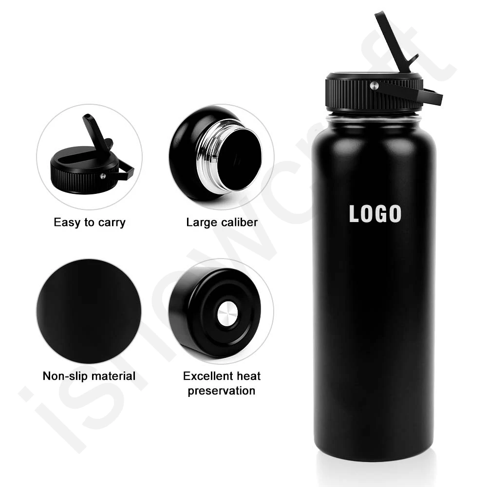 Eco-Friendly Metal Water Bottle Custom Wholesale Thermal Flask Vacuum Water Bottle with Logo