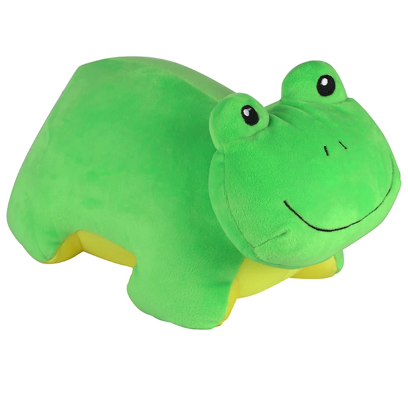 Wholesale Cheap custom lovely green frog animal stuffed and plush toy