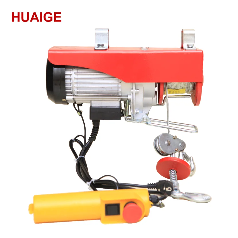 Лидер продаж, миниатюрный Электрический подъемник PA 500 кг 1000 кг, Канатный подъемник