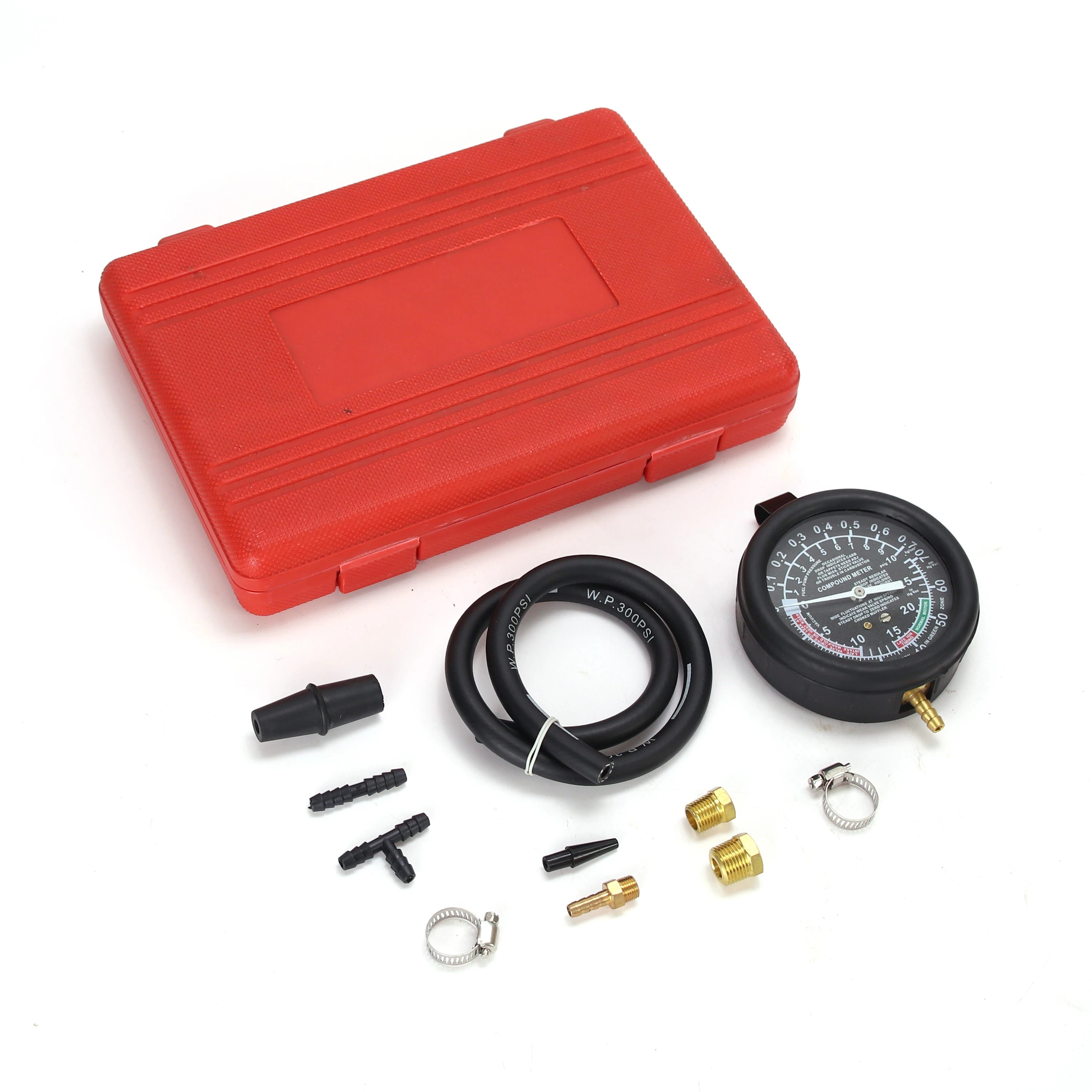 Engine Vacuum Pressure Tester  Fuel Pump Vacuum Tester Carburetor Valve Pressure Tester Gauge Kit Car Truck