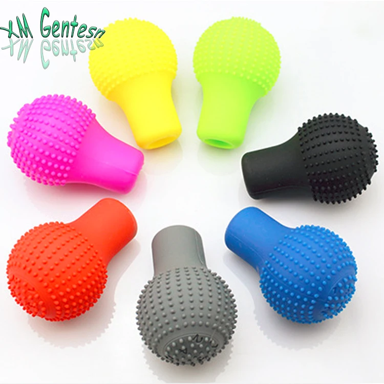 Wholesale Custom  non slip soft silicone auto car gear shift knob cover protector