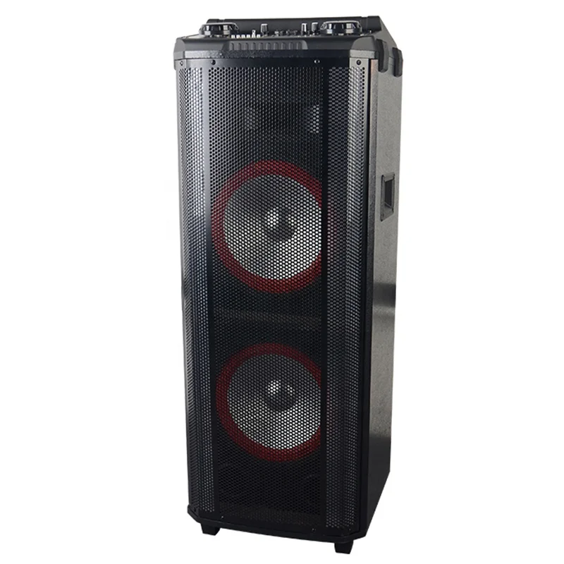 TD1070 10Inch speakers Retro boombox caixa de som powered subwoofer portable outdoor karaoke speaker with mic and blue tooth