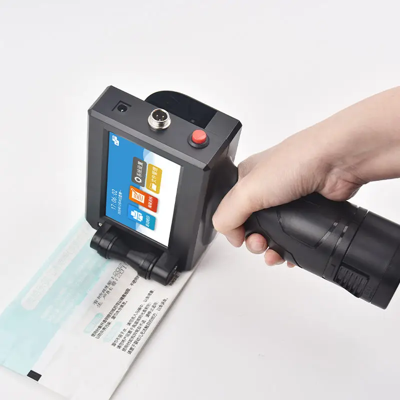 2024 Factory Sale Portable Mini Hand Held Printing Machine Expiry Bar Code Handheld Inkjet Printer For Plastic Bottles