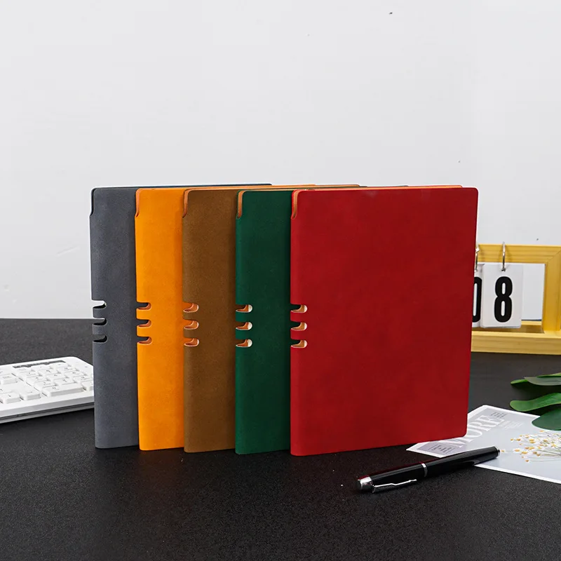 notebook recycled genuine leather journals leather cover travel gift classmate note book students vintage cuadernos calculator