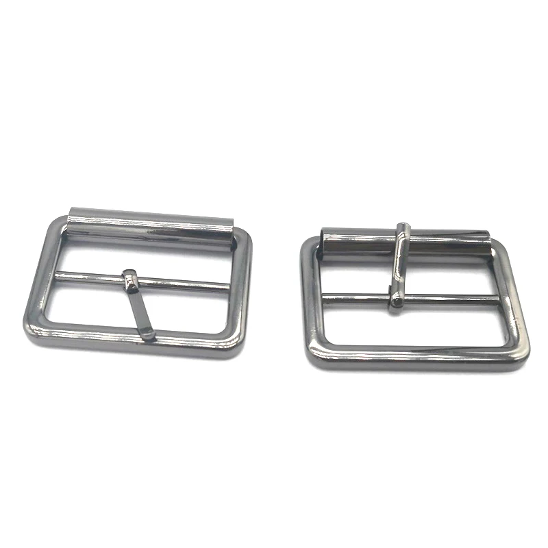 Factory direct women adjustable accessories nickel color alloy metal pin buckle for belt