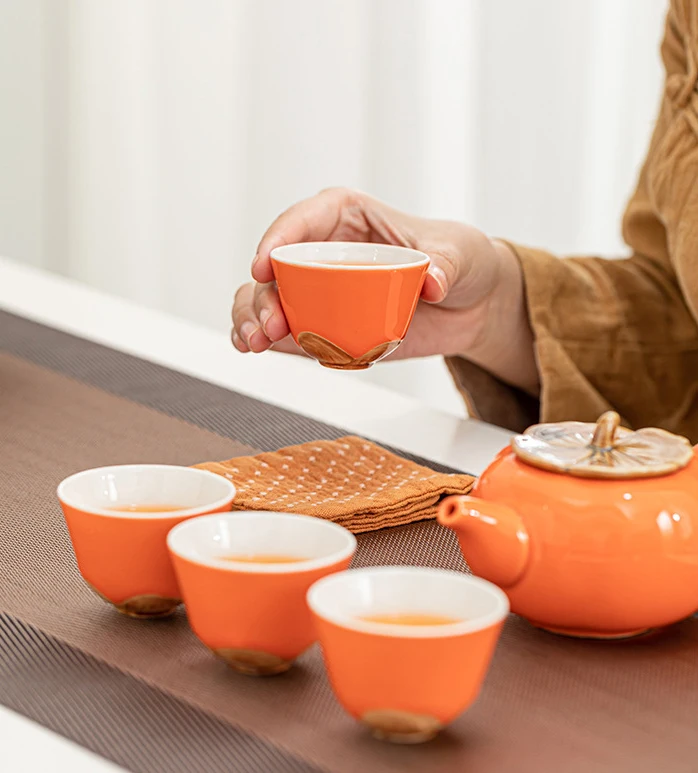 Premium Chinese Tea Ceremony Set for Relaxing Tea Cup Gift Set Made From Ceramics Highly Portable Tea&Coffee Gift Set