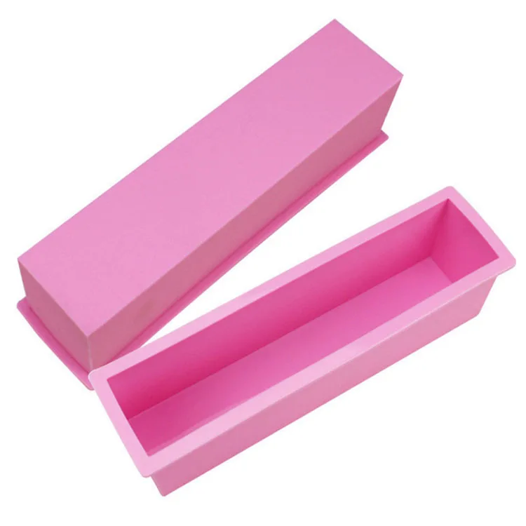 Лидер продаж, гибкая прямоугольная силиконовая форма для мыла 42 унции