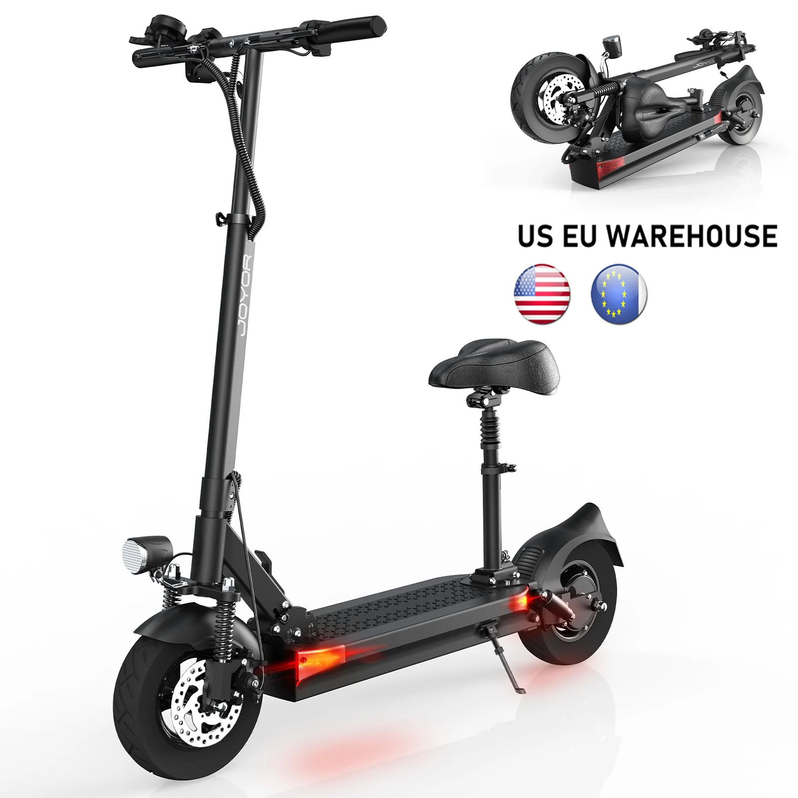 Joyor Y6-s 48v18ah Long Range 55-75km Eu Warehouse Cheap Price Scooters 10 Inch Portable Electric Scooter for Adults 10 - 20ah