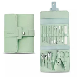 16 piece Manicure Pedicure Set Toe Nail Clipper Nail Cutter Tool Kit Manicure Set for Travel & nail repair Kit