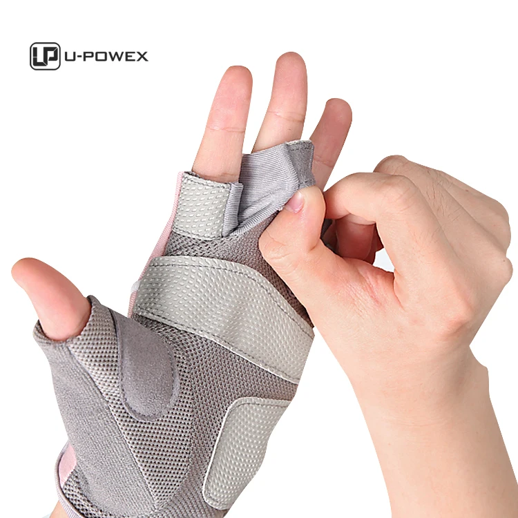 2022 new style factory wholesale  Fingerless Workout Sports Neoprene Fitness Pink Black Gym Gloves gym gloves men