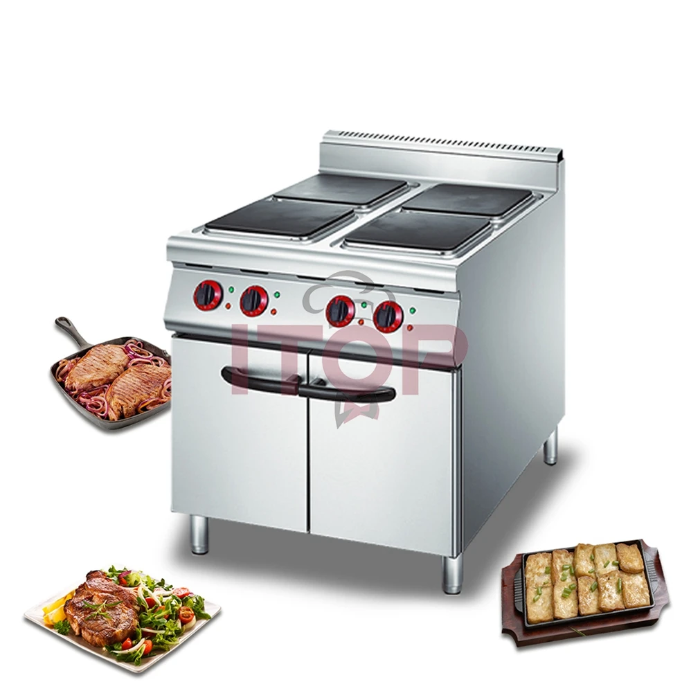 ITOP Kitchen Equipment Commercial Customized Electric Furnace Cooking Pot Stove Range with Oven