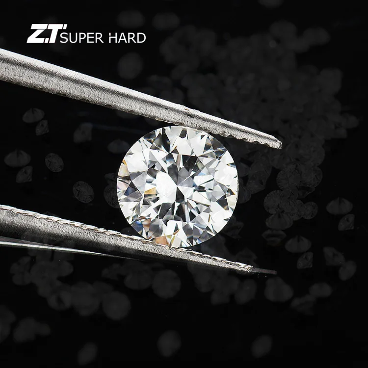 Factory cheap price ngic lab grown diamond man made cvd hpht rough synthetic white lower 3.0-4.0ct a- quality