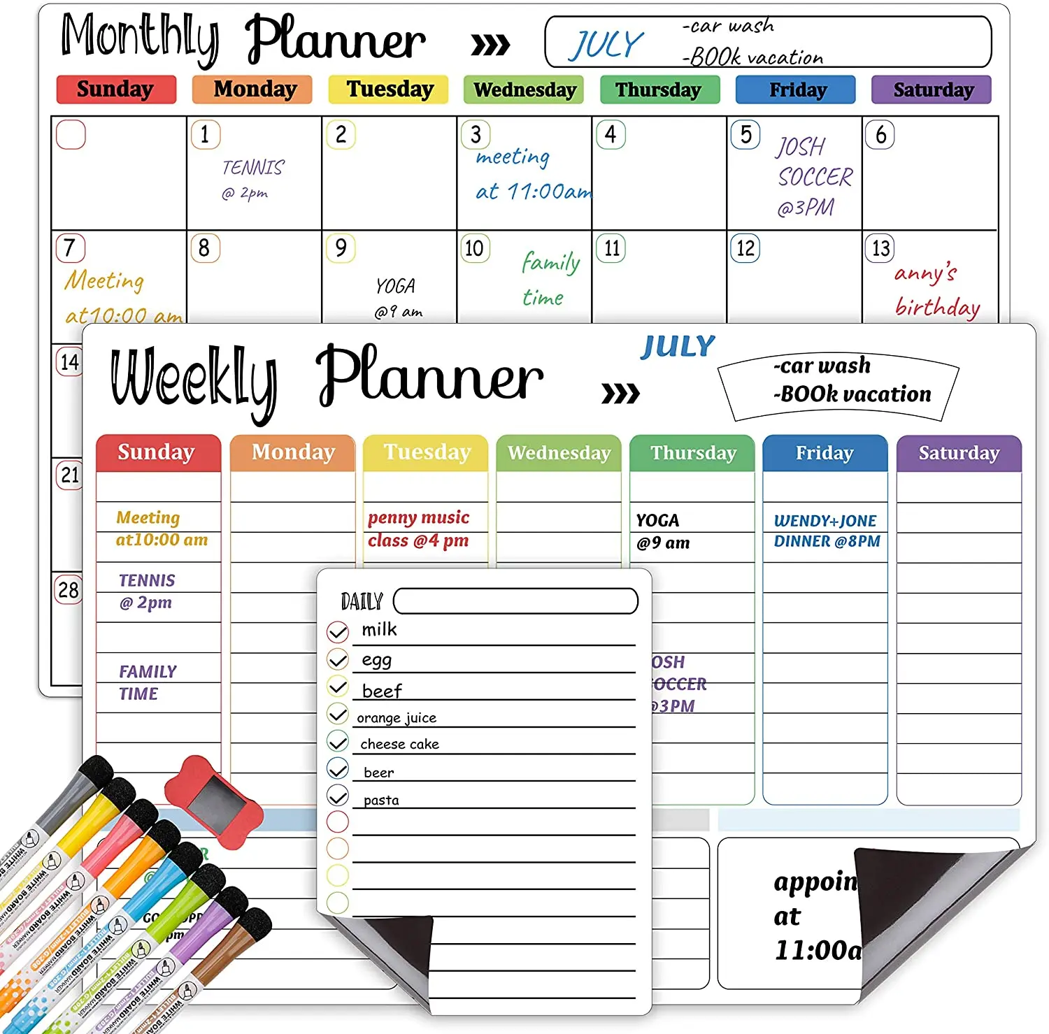 Magnetic Easy Erasable Dry Erase Markers Pen with Eraser Promotional Whiteboard Marker Can Customized Logo