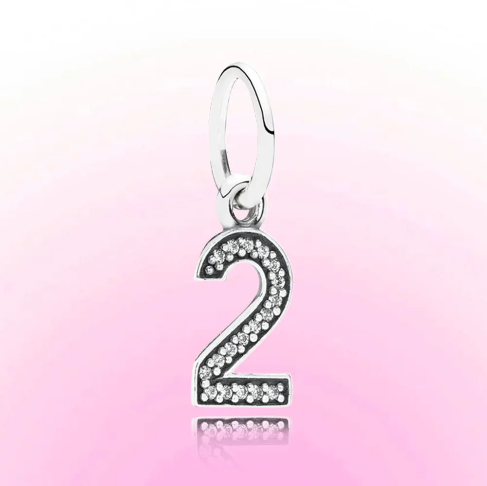 Factory Directly Selling Metal Inlay Diamond Crystal Arab 0-9 Arabic Number Charm DIY Letter Pendant Charms for jewelry making