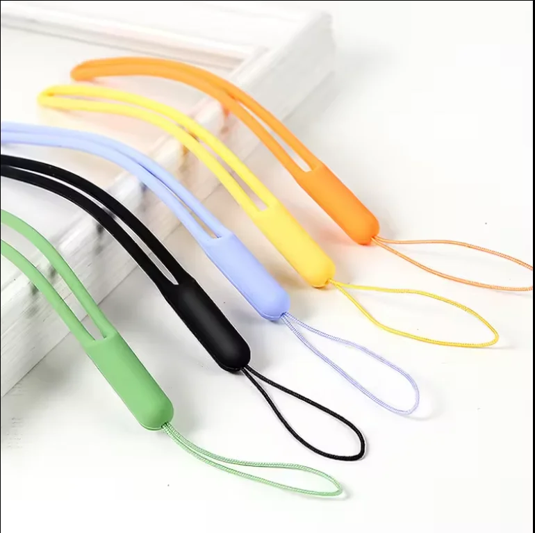 Universal Soft Silicone Cell Phone Lanyard Key Ring Holder ID Card Gym Mobile Phone Strap Camera Neck Cord Chain Hanging Rope