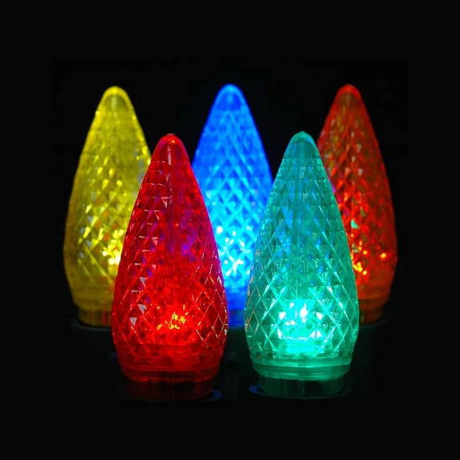 2020 roofline C7 colorful LED string light wire partylights