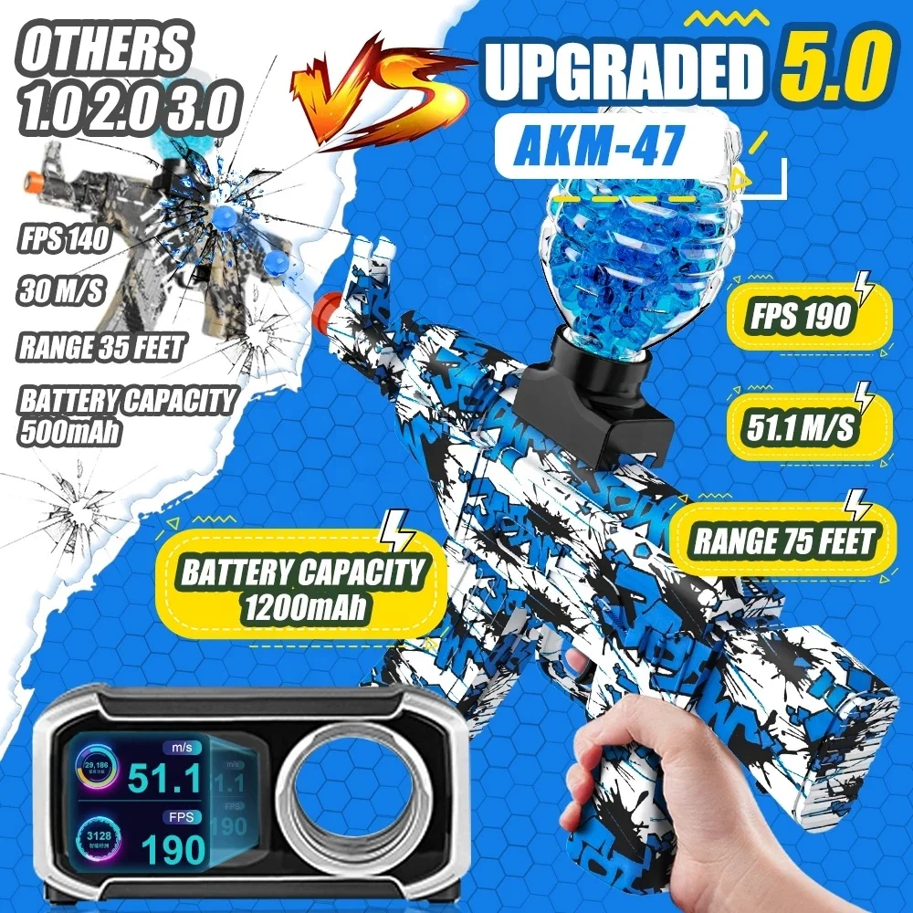 Best Quality Hydrogel Blaster Gun Water Gel Ball Pistola Blaster Gun Outdoor Toy Gel Blaster for Shooting Game