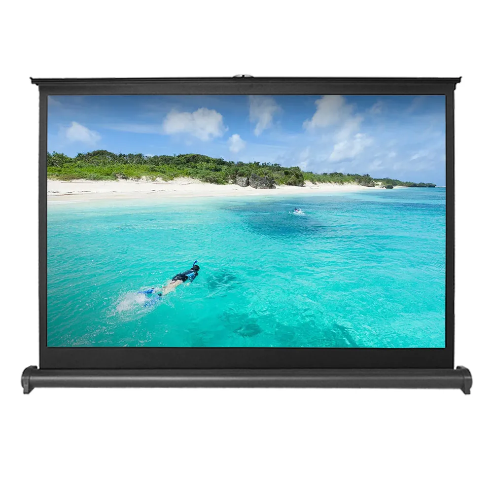 40 inch 4:3  Mini Table Projector Screen HD Matt White Portable Tabletop Projection Screen for All  projectors