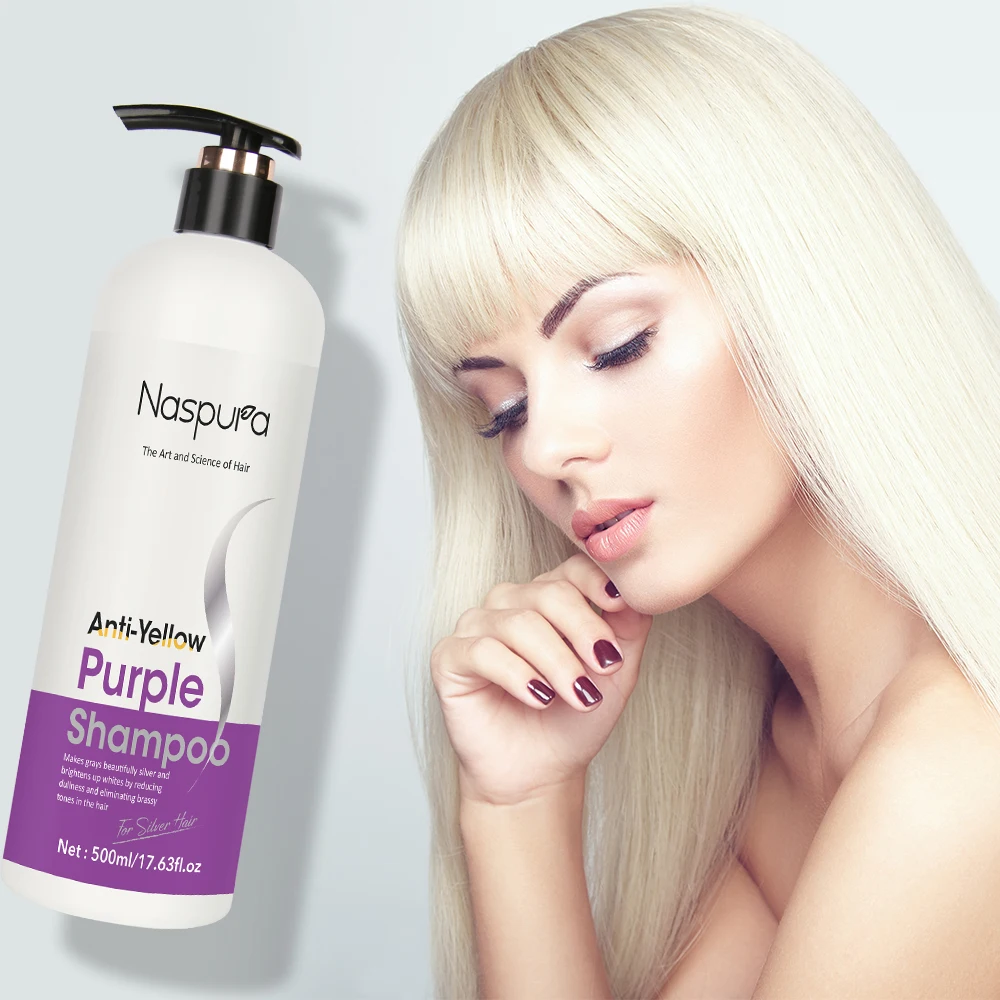 Professional Salon Use Anti Yellow After Bleaching For Better Coloring Shampoo