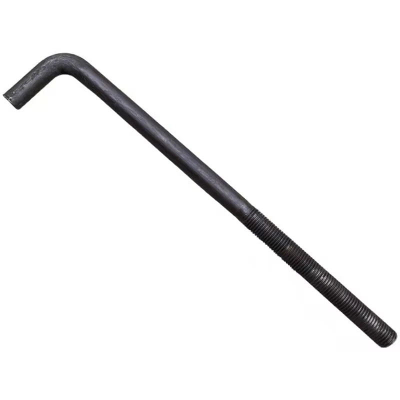 M24 Anchor bolt L Type  Hook Bolt with Square Nuts