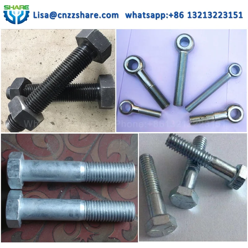 Thread rolling machine price thread anchor bolt making machine