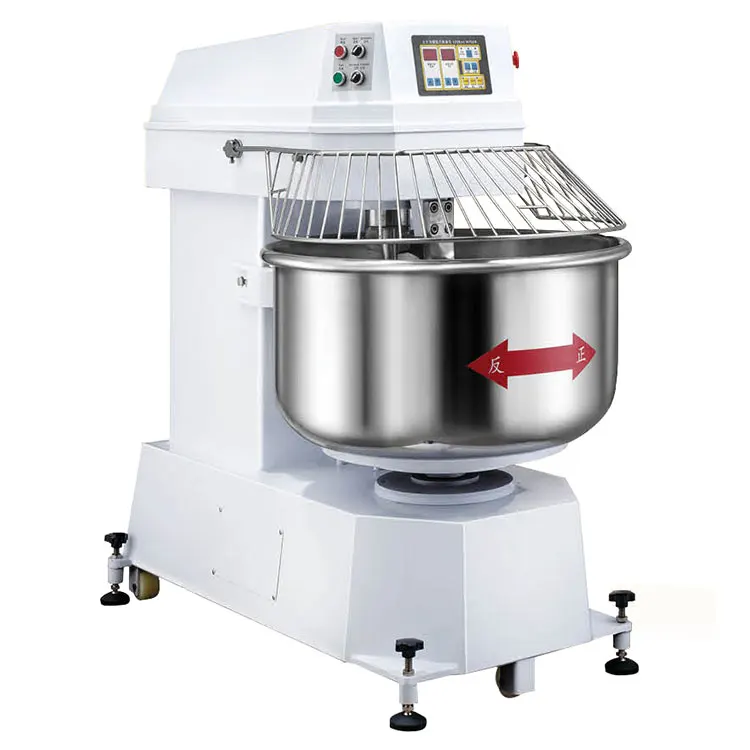 50Kg Hotel Restaurant Bakery Equipment Industrial Commercial Pizza Cake Bread Spiral Dough Mixer for Sale