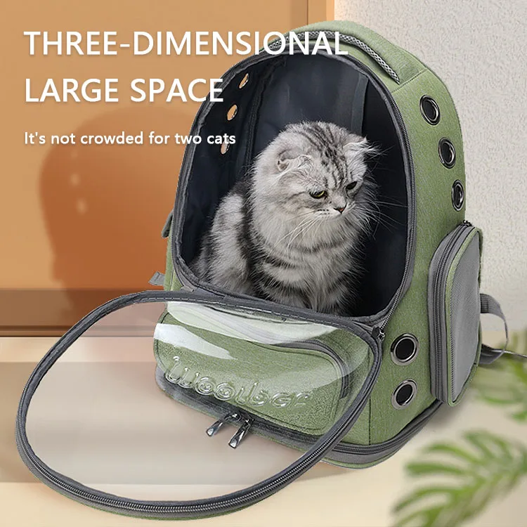 Airline-Approved Small Pets Puppies Bunny Cat Carrier Backpack Travel Bubble Dog Backpack Carrier