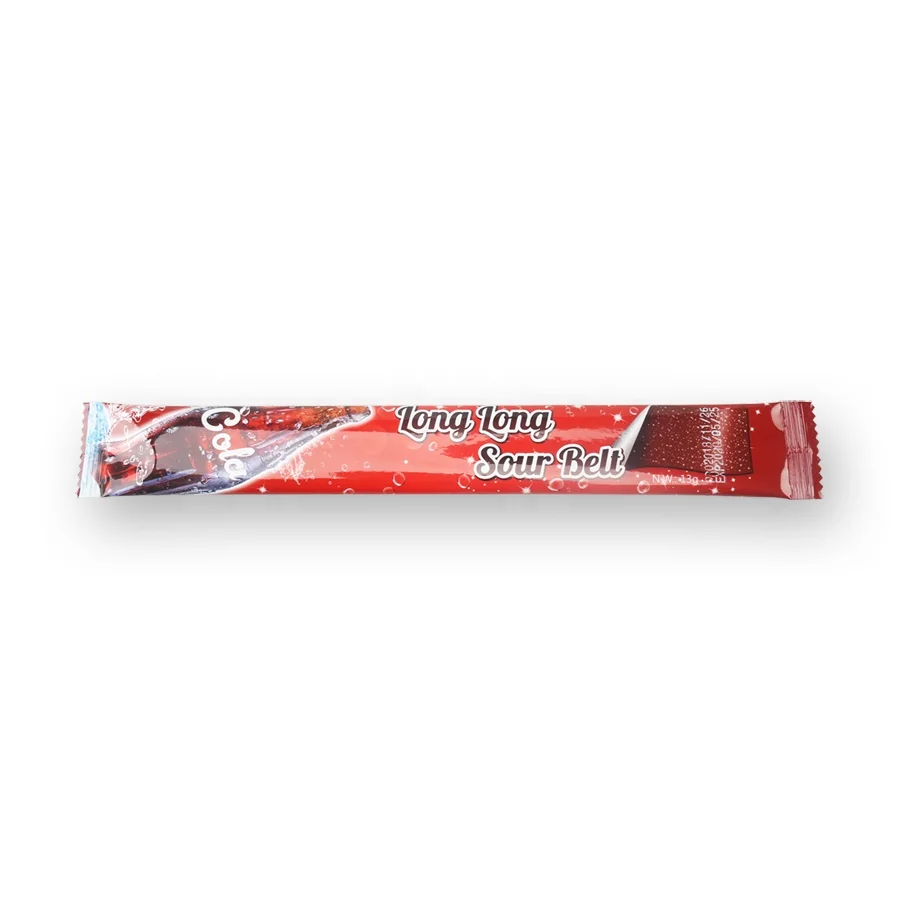 Cola Flavor Sour Belt Gummy Candy in Bulk