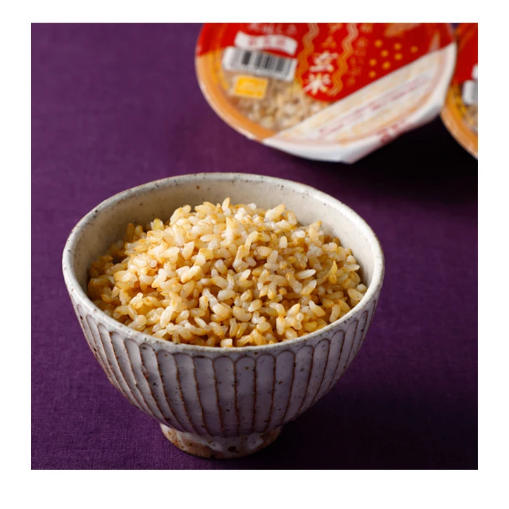 
Premium Cooked Brown Japanese gold rice bowl KIN NO IBUKI with high quality 