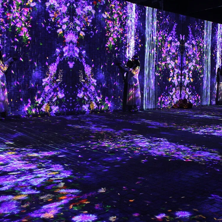 Multi Sensory Digital Art Projection Mapping Interactive Wall Projection Immersive Projection Room