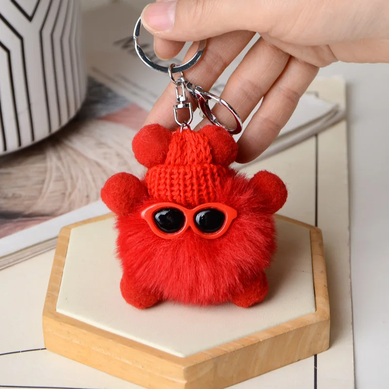 Очки из натурального кроличьего меха