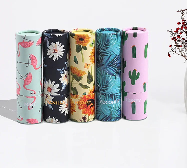 Wholesale Custom Carton Push Up Round Boxes Cylinder Box Kraft Cardboard Packaging Paper Tube