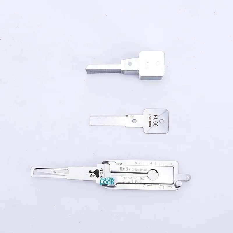 Слесарные инструменты Lishi Новинка HU66 Автовыбор и декодер Lishi 2 в 1