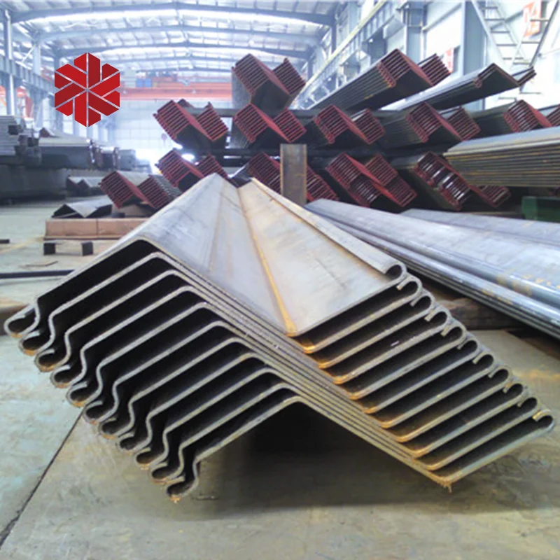 Chinese Supplier Light Sheet Pile S355jo Fsp4 Z Hot Rolled Galvanized Steel Sheet Piles