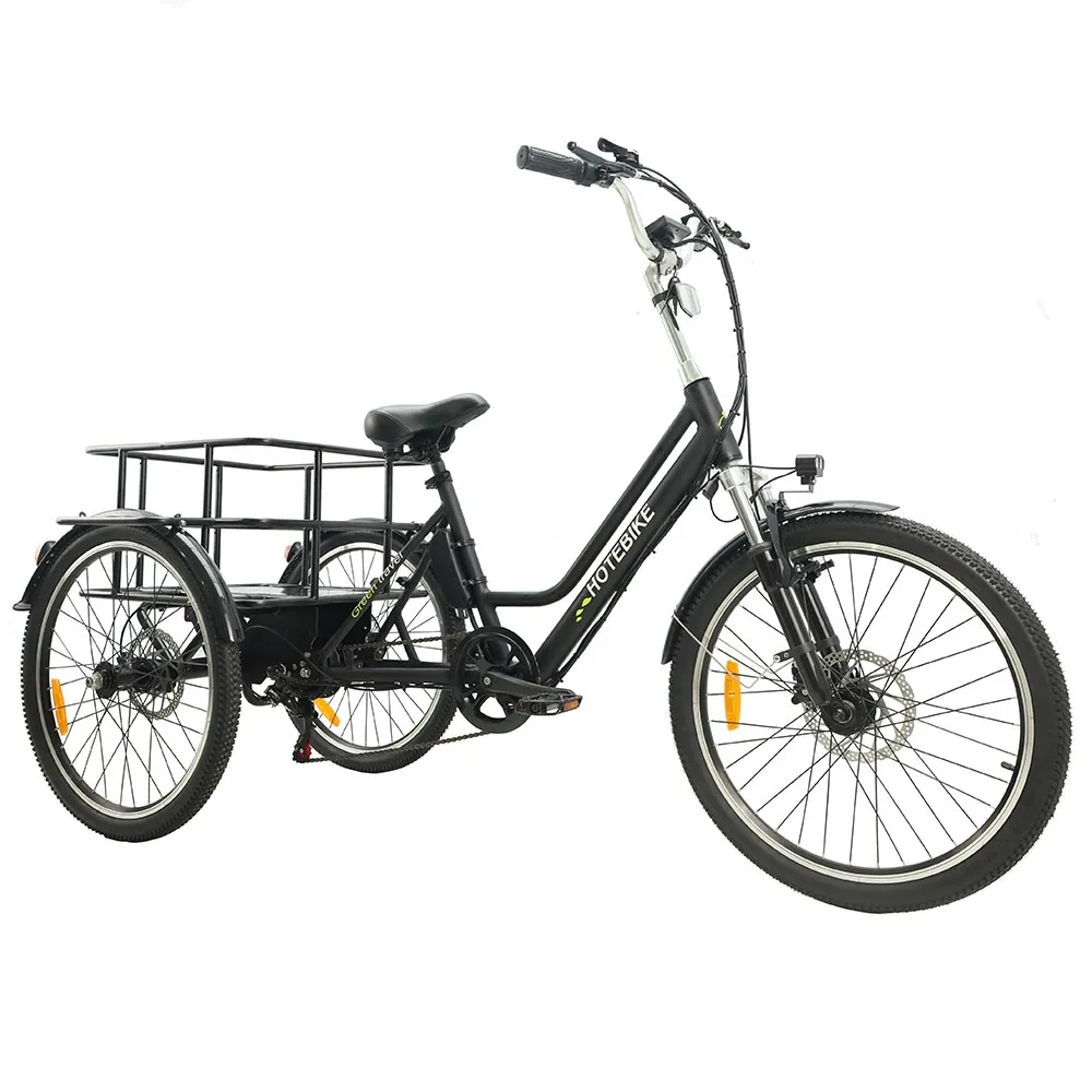 New Product Electric Cargo Bike 250w 350w Motor Electric Trike For Sale 24 Wheel Size Electric Cargo Bike
