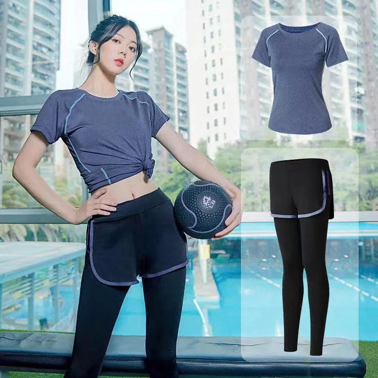 gym clothes seamless yoga suit workout 3 piece exercise active wear women long sleeve yoga sets yoga set women
