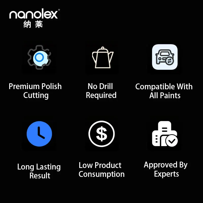 Nanolex N1 car medium rubbing cutting polishing compound water based polish compound rubbing paste compound free samples