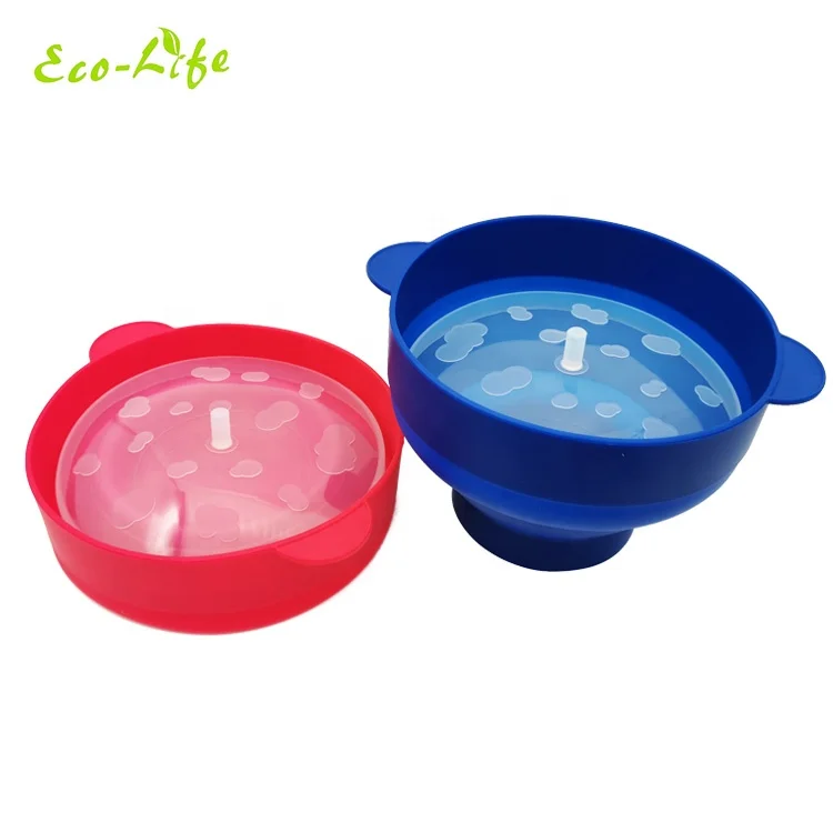 
Custom Logo Silicone Microwave Popcorn Popper with Handle Collapsible Silicone Popcorn Maker 
